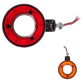 Formplas FR0330-YR İçi Boş 18 LedLi 120 mm 12V-24V Sarı Kırmızı Ayna Altı Küpe