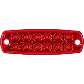 Formplas FR1178-R Kırmızı 12-24 V 115 mm 12 Led'li Animasyonlu Lamba