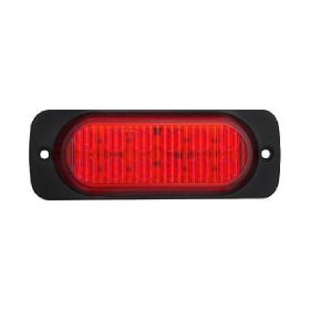 Formplas FR1278-R Kırmızı 12-24 V 115 mm 12 Led'li Mercekli Cam Animasyonlu Lamba