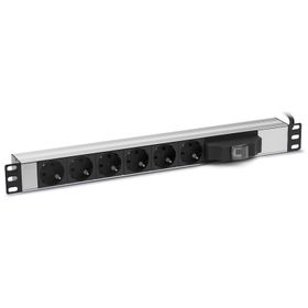 Formrack F082PR6SA 6'lı 19" Sigortalı Aluminyum Priz