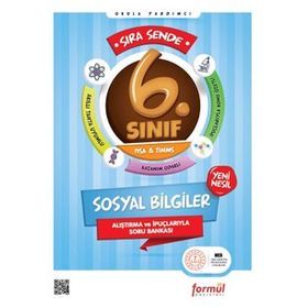Formül Yayınları 6. Sınıf Sosyal Bilgiler Alıştırmalı Ve Örnek Çözümlü Soru Bankası
