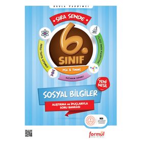 Formül Yayınları 6. Sınıf Sosyal Bilgiler Alıştırmalı Ve Örnek Çözümlü Soru Bankası