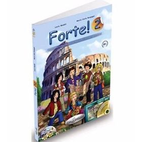Forte 2 +CD İtalyanca Temel-Üst Seviye 7-11 Yaş - Maria Carla Borgogni Lucia Maddii