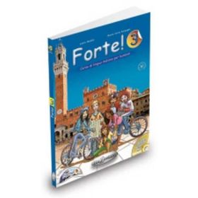 FORTE 3 (KITAP+CDROM+CD) İTALYANCA ORTA-ALT SEVIYE 7-11 YAŞ A2 - LUCIA MADDII;MARIA CARLA BORGOGNI