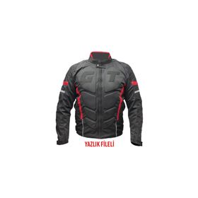 Forte GT 2001080 Scorpion 4 Mevsim Siyah Kırmızı Motosiklet Montu