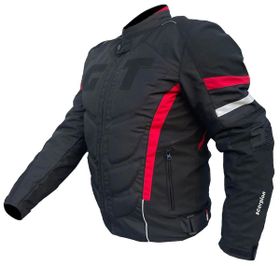 Forte GT 2001080 Scorpion 4 Mevsim Siyah Kırmızı Motosiklet Montu