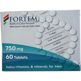 Fortem Biotin Çinko For Men 60 Tablet