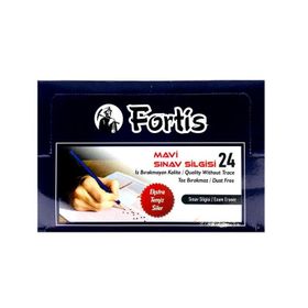 Fortis Yusa Mavi Orta Boy 24 Adet Sınav Silgisi