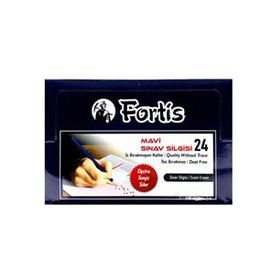 Fortis Yusa Mavi Orta Boy 24 Adet Sınav Silgisi