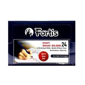Fortis Yusa Mavi Orta Boy 24 Adet Sınav Silgisi