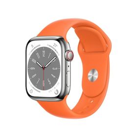 Forzacase FC005 Turuncu iOS Uyumlu Watch Ultra 2 49 mm Silikon Kordon Kayış