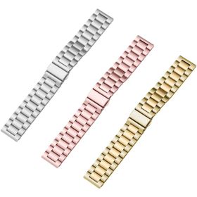 Forzacase FC142 Gümüş 20 mm Metal Akıllı Saat Kayış Kordon