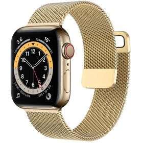 Forzacase FC158 Gold iOS Uyumlu Watch 8 41 mm Metal Mıknatıslı Kordon Kayış