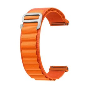 Forzacase FC246 Turuncu 20 mm Universal Kancalı Kumaş Akıllı Saat Kayış Kordon