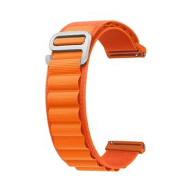 Forzacase FC246 Turuncu 20 mm Universal Kancalı Kumaş Akıllı Saat Kayış Kordon