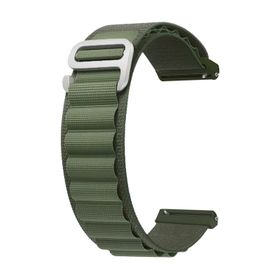 Forzacase FC246 Yeşil 20 mm Universal Kancalı Kumaş Akıllı Saat Kayış Kordon