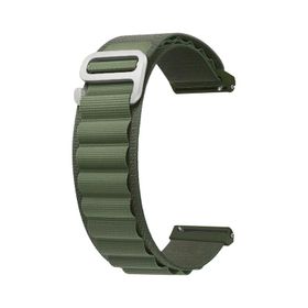 Forzacase FC246 Yeşil 20 mm Universal Kancalı Kumaş Akıllı Saat Kayış Kordon