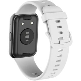 Forzacase Huawei Watch Fit 1 için FC149 Beyaz Silikon Kordon