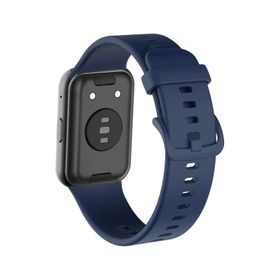 Forzacase Huawei Watch Fit 1 için FC149 Lacivert Silikon Kordon
