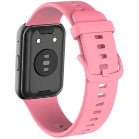 Forzacase Huawei Watch Fit 1 için FC149 Pembe Silikon Kordon
