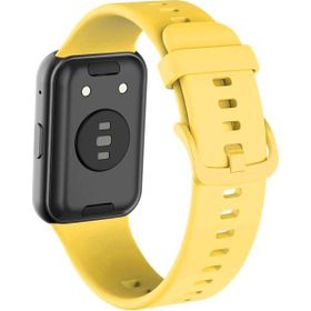 Forzacase Huawei Watch Fit 1 için FC149 Sarı Silikon Kordon