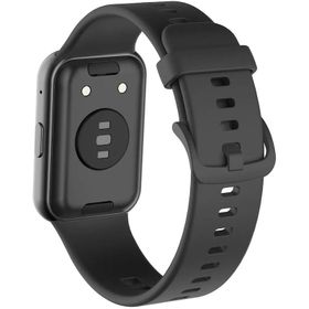 Forzacase Huawei Watch Fit 1 için FC149 Siyah Silikon Kordon