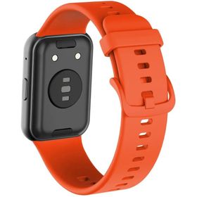 Forzacase Huawei Watch Fit 1 için FC149 Turuncu Silikon Kordon