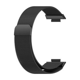 Forzacase Huawei Watch Fit 2 FC297 Siyah Metal Mıknatıslı Kordon