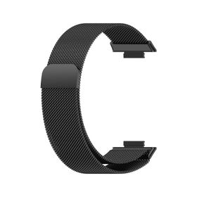 Forzacase Huawei Watch Fit 2 FC297 Siyah Metal Mıknatıslı Kordon