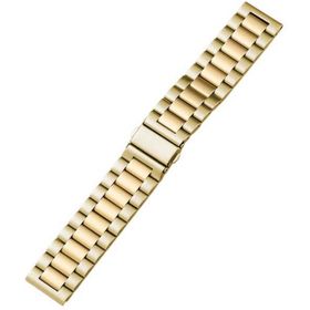 Forzacase Huawei Watch GT Sport-Active-Classic için FC141 Gold Metal Kordon