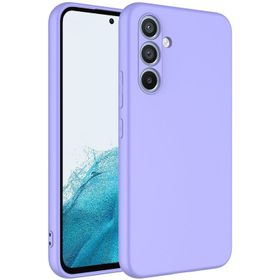 Forzacase Samsung Galaxy A04S Liquid Serisi İçi Kadife Lansman Silikon Lila Cep Telefonu Kılıfı