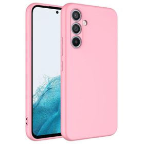 Forzacase Samsung Galaxy A34 Liquid Serisi İçi Kadife Lansman Silikon Pembe Cep Telefonu Kılıfı