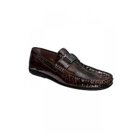 Fosco 2094 589 430 Siyah Hakiki Deri Erkek Loafer Rok Ayakkabı
