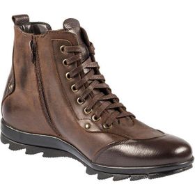 Fosco 2299 553 636 Bağcıklı Kahverengi Kauçuk Taban Erkek Spor Sıcak Astar Bot
