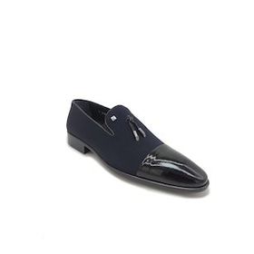 Fosco 2589 Mr Lacivert Saten Erkek Klasik Ayakkabı