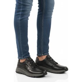 Fosco 3146 Hakiki Deri Siyah Erkek Günlük Ayakkabı