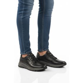 Fosco 3146 Hakiki Deri Siyah Erkek Günlük Ayakkabı
