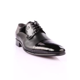 Fosco 9Y2239-4 Siyah Rugan Erkek Klasik Ayakkabı