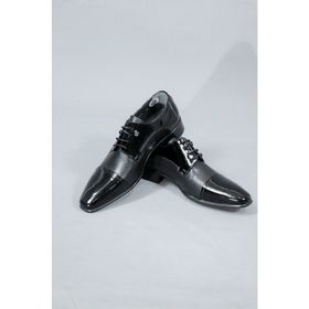 Fosco 9Y2239-4 Siyah Rugan Erkek Klasik Ayakkabı