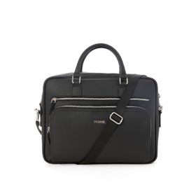 Fossil 01FS2060 Siyah Erkek Suni Deri Laptop Çantası
