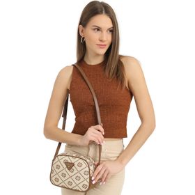 Fossil 05FM24Y1010 Siyah Kadın Kanvas Çapraz Çanta