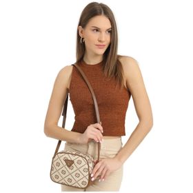 Fossil 05FM24Y1010 Taba Kadın Kanvas Çapraz Çanta