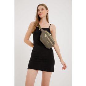 Fossil 05FS23Y449 34x17x11 Haki Kadın Bel Çantası