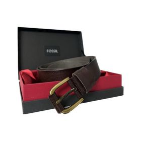 Fossil 120 Kahverengi Hakiki Tosado Deri Spor 4 cm Erkek Kemer