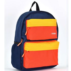 Fossil 9503 Lacivert Unisex Çok Gözlü Günlük Seyahat Okul Sırt Çantası