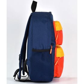 Fossil 9503 Lacivert Unisex Çok Gözlü Günlük Seyahat Okul Sırt Çantası