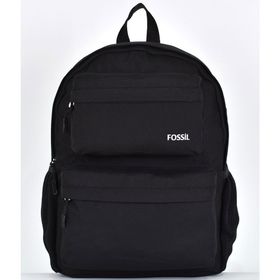 Fossil 9503 Siyah Unisex Çok Gözlü Günlük Seyahat Okul Sırt Çantası