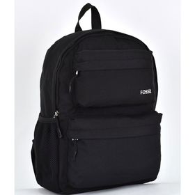 Fossil 9503 Siyah Unisex Çok Gözlü Günlük Seyahat Okul Sırt Çantası