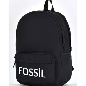 Fossil 9504 Siyah Unisex Çok Gözlü Günlük Seyahat Okul Sırt Çantası