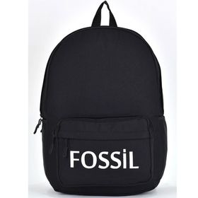 Fossil 9504 Siyah Unisex Çok Gözlü Günlük Seyahat Okul Sırt Çantası
